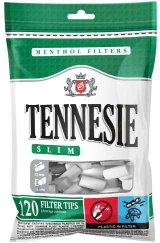 Filtry Tennesie Menthol Slim 120 szt.