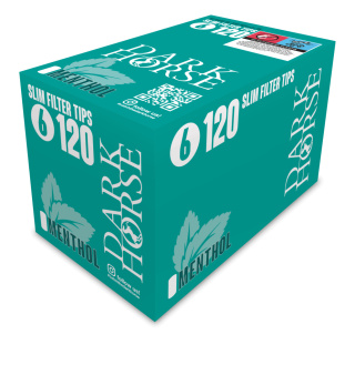10* Filtry slim menthol capsule DARK HORSE 6/15mm -120 szt w woreczku