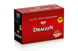 2* Gilza papierosowa DRAGON 500 WYSOKI -filtr papierowy