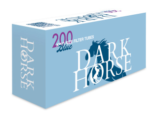 5* Gilzy papierosowe DARK HORSE 200 BLUE