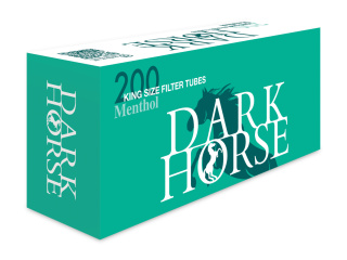 5* Gilzy papierosowe DARK HORSE 200 MENTHOL
