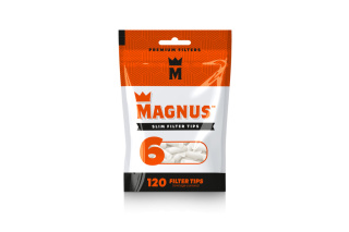 34* MAGNUS 120 FILTRY PAPIEROSOWE 6MM slim